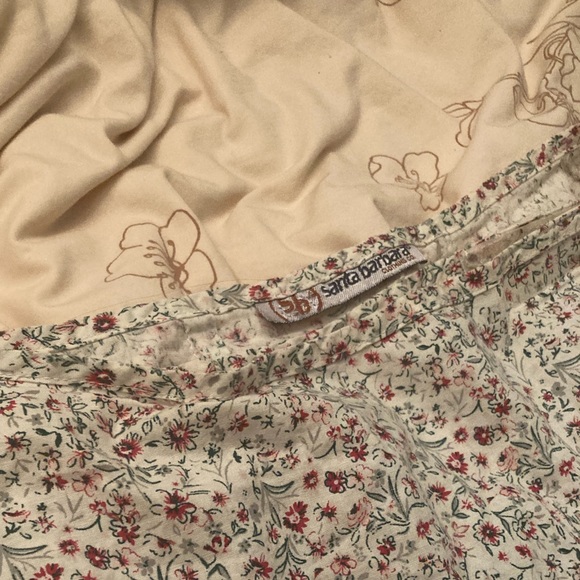 White Floral Wrap Skirt - Picture 5 of 6